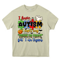 Mossy i have autism i can't say trick or treat Heavy Core Tee - JahusDesignShop