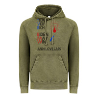 Vintage Olive trump biden cars Vintage Hoodie - Bettercallsaul
