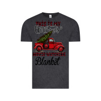 Vintage Black This is My Christmas Movie Watching Blanket Vintage Tee - Bettercallsaul