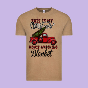 This Is My Christmas Movie Watching Blanket Vintage Tee Designed By Bettercallsaul