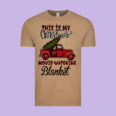 This Is My Christmas Movie Watching Blanket Vintage Tee Designed By Bettercallsaul