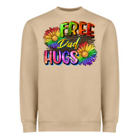 Free Dad Hugs Heavyweight Sweatshirt | Teevron