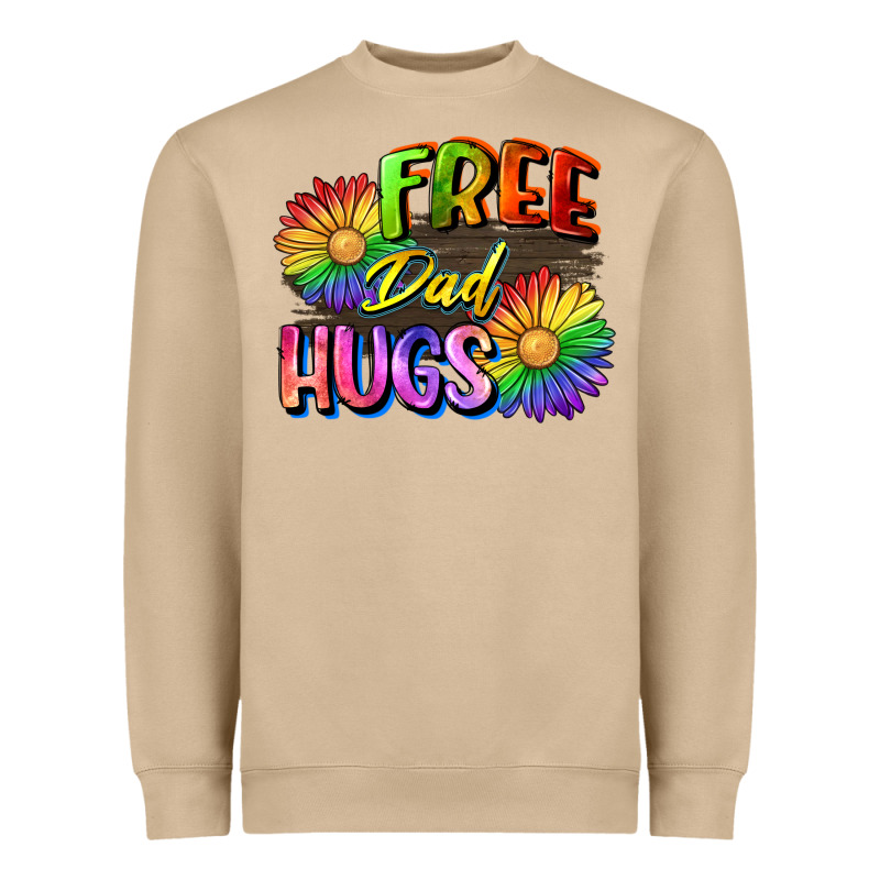 Free Dad Hugs Heavyweight Sweatshirt by CowGirlArtShop | Teevron