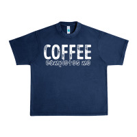 Navy Coffee Completes Me Urban Heavy Tee - Bettercallsaul