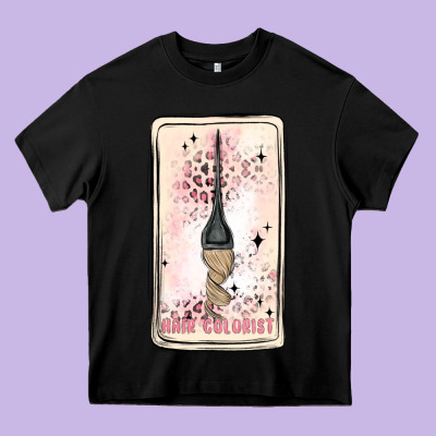 Hair Stylist Heavy Core Tee Designed By Maliassmallbusiness