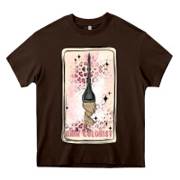 Chocolate Brown hair stylist Heavy Core Tee - MaliasSmallBusiness
