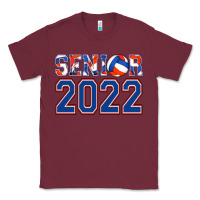 Burgundy senior volleyball custom Classic Tee - Jasminsmagicworld