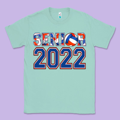 Senior Volleyball Custom Classic Tee Designed By Jasminsmagicworld