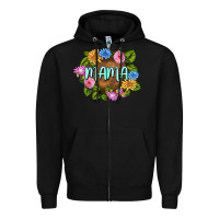 Black Mama Mother's Day Zipper Hoodie - FaDigitalArtStudio