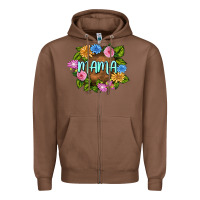 Chestnut Mama Mother's Day Zipper Hoodie - FaDigitalArtStudio