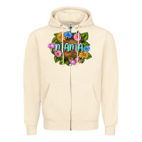 Sandshell Mama Mother's Day Zipper Hoodie - FaDigitalArtStudio