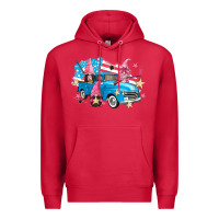 Cardinal American truck gnomes Premium Hoodie - FaDigitalArtStudio