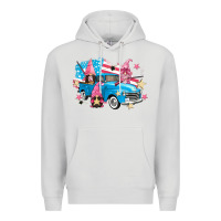 Dove Grey American truck gnomes Premium Hoodie - FaDigitalArtStudio