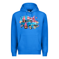 True Royal American truck gnomes Premium Hoodie - FaDigitalArtStudio