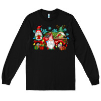 Black christmas gnome truck Long Sleeve Tee - texasbilliewilder