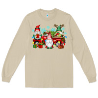 Mushroom christmas gnome truck Long Sleeve Tee - texasbilliewilder