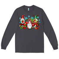 Smoke christmas gnome truck Long Sleeve Tee - texasbilliewilder
