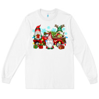 White christmas gnome truck Long Sleeve Tee - texasbilliewilder