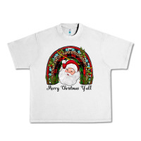 Lunar Rock merry christmas y'all rainbow Urban Heavy Tee - JahusDesignShop
