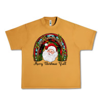 Peanut Butter merry christmas y'all rainbow Urban Heavy Tee - JahusDesignShop