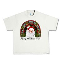 Pistachio merry christmas y'all rainbow Urban Heavy Tee - JahusDesignShop