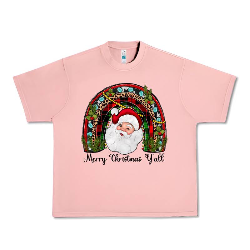 Merry Christmas Y'all Rainbow Urban Heavy Tee by JahusDesignShop | Teevron