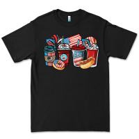 Black 4th of july coffee cups Premium Tee - NancyCooperArtShop