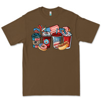 Cacao 4th of july coffee cups Premium Tee - NancyCooperArtShop