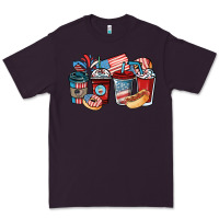 Plum 4th of july coffee cups Premium Tee - NancyCooperArtShop