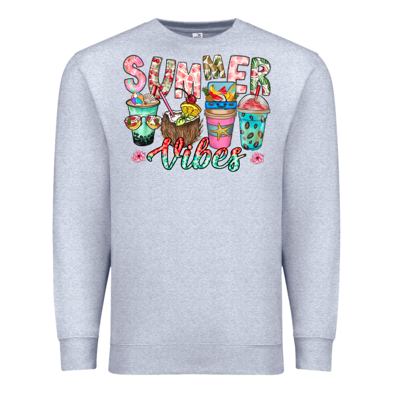 Summer Vibes Premium Sweatshirt by CowhideDigitalArt | Teevron