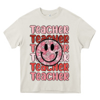 Cream teacher Heavy Core Tee - MaliasSmallBusiness