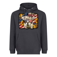 Smoke Western 4th Of July Lama Background Heavyweight Hoodie - LillyAllenDesigns