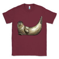 Burgundy sea seal Classic Tee - LillyAllenDesigns