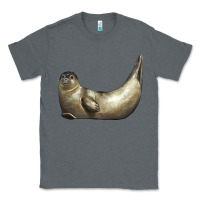 Charcoal Heather sea seal Classic Tee - LillyAllenDesigns