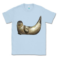 Dusty Blue sea seal Classic Tee - LillyAllenDesigns