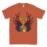 Copper angel wings softball Classic Tee - Jasminsmagicworld
