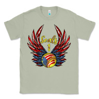 Matcha angel wings softball Classic Tee - Jasminsmagicworld