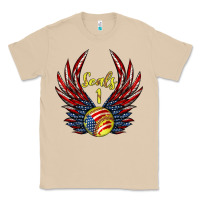 Mushroom angel wings softball Classic Tee - Jasminsmagicworld