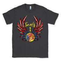 Smoke angel wings softball Classic Tee - Jasminsmagicworld
