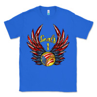 True Royal angel wings softball Classic Tee - Jasminsmagicworld