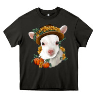 Asphalt cute baby lamb thanksgiving nancy Heavy Core Tee - NancyCooperArtShop