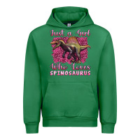 Emerald just a girl who loves baby spinosaurus Urban Hoodie - Artiststas