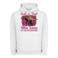 Pigment Lunar Rock just a girl who loves baby spinosaurus Urban Hoodie - Artiststas