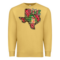 Antique Gold sweet summer time texas Premium Sweatshirt - CowhideDigitalArt