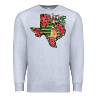 Heather Grey sweet summer time texas Premium Sweatshirt - CowhideDigitalArt