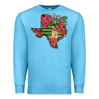 Ocean Blue sweet summer time texas Premium Sweatshirt - CowhideDigitalArt