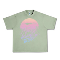 Oil Green The Adventure Begins Urban Heavy Tee - Bettercallsaul
