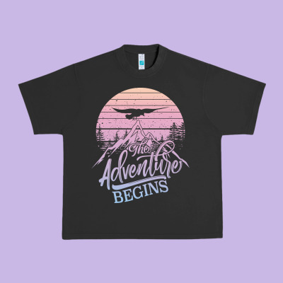 The Adventure Begins Urban Heavy Tee Designed By Bettercallsaul