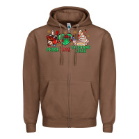 Chestnut peace love christmas cakes bbs Zipper Hoodie - BundleAndBundleShop