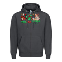 Smoke peace love christmas cakes bbs Zipper Hoodie - BundleAndBundleShop